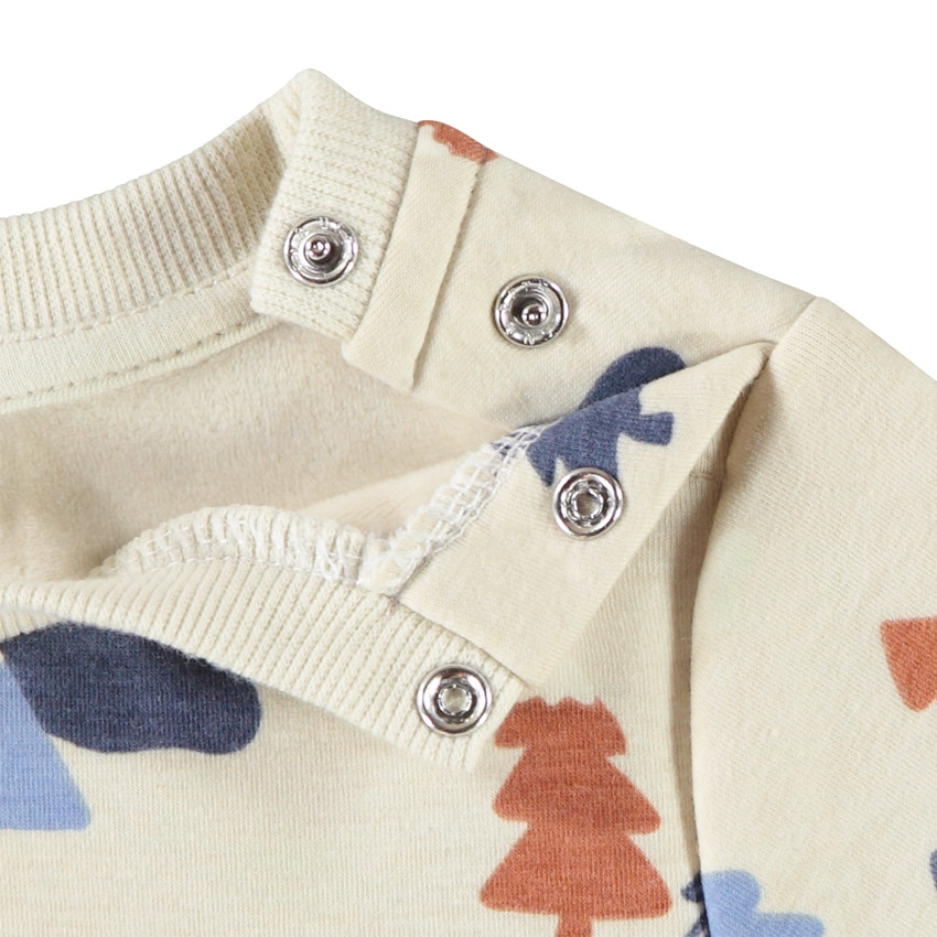 Σύνολο jogging από πλεκτό με εκτύπωση Αρκτική για μωρό αγόρι 