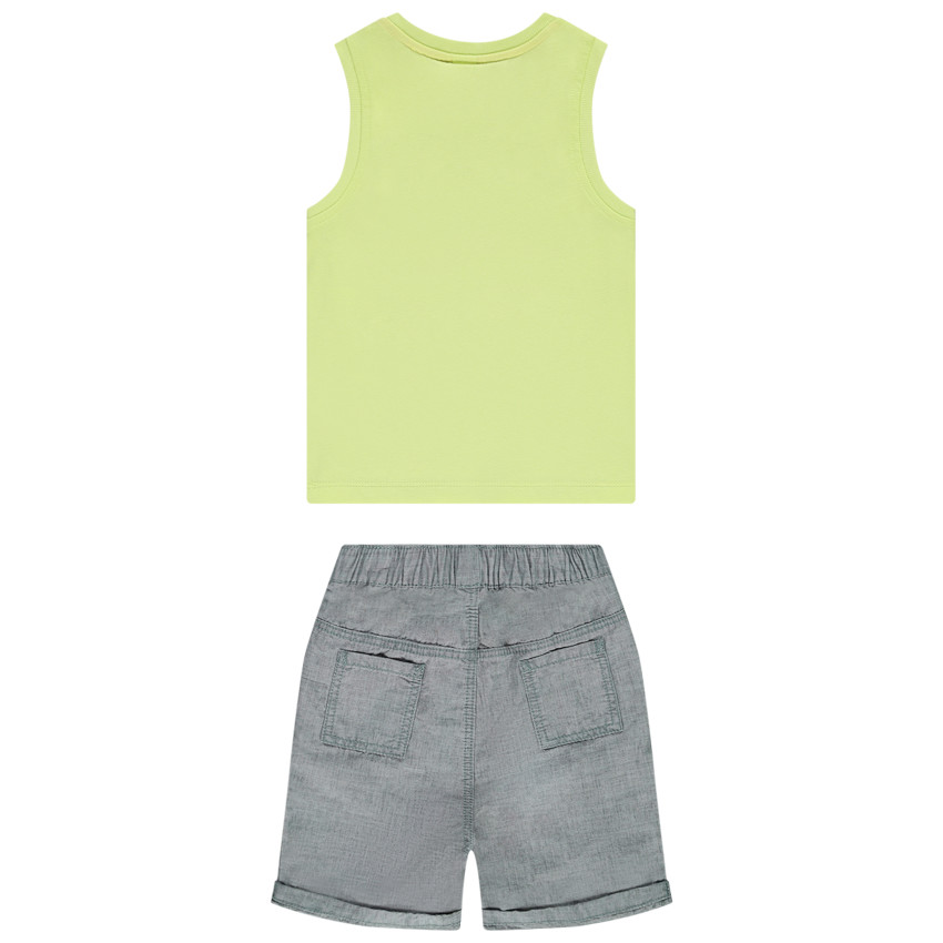 Σετ 2 τμχ. με σχέδιο ζούγκλας για μωρό αγόρι 