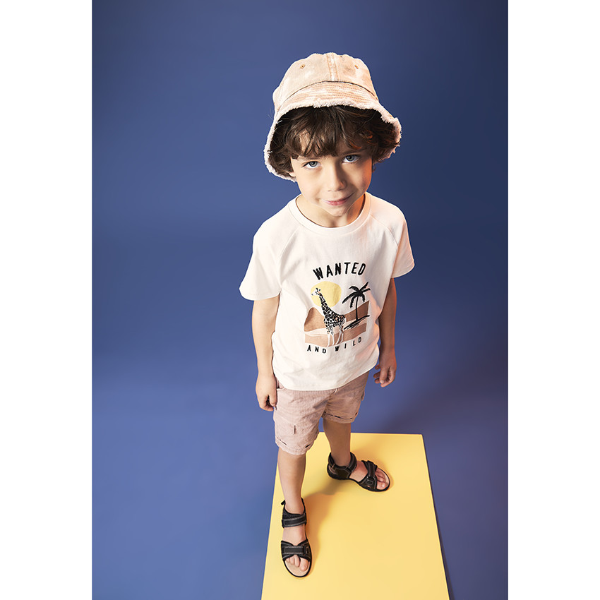 Βερμούδα από βαμβακερό πανί για αγόρι 