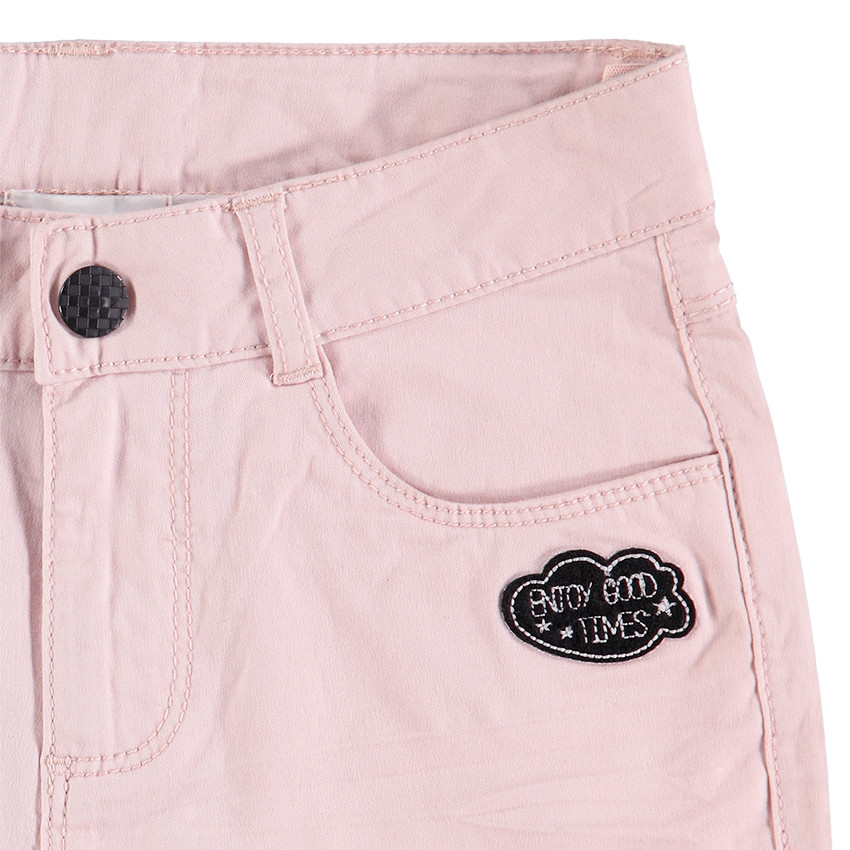 Junior - Τουίλ παντελόνι με τσαλακωμένο στυλ και μπάλωμα σύννεφο 