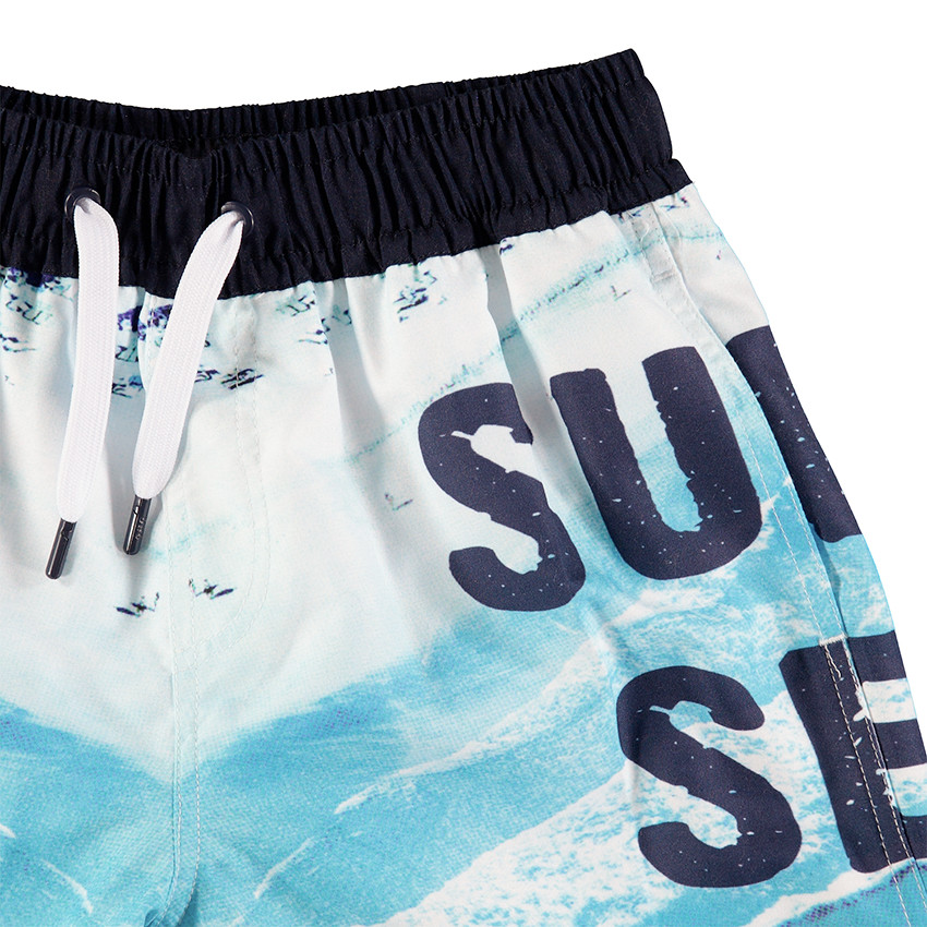 Παιδικά - Μαγιό με τύπωμα κύματα σε όλη την επιφάνεια 