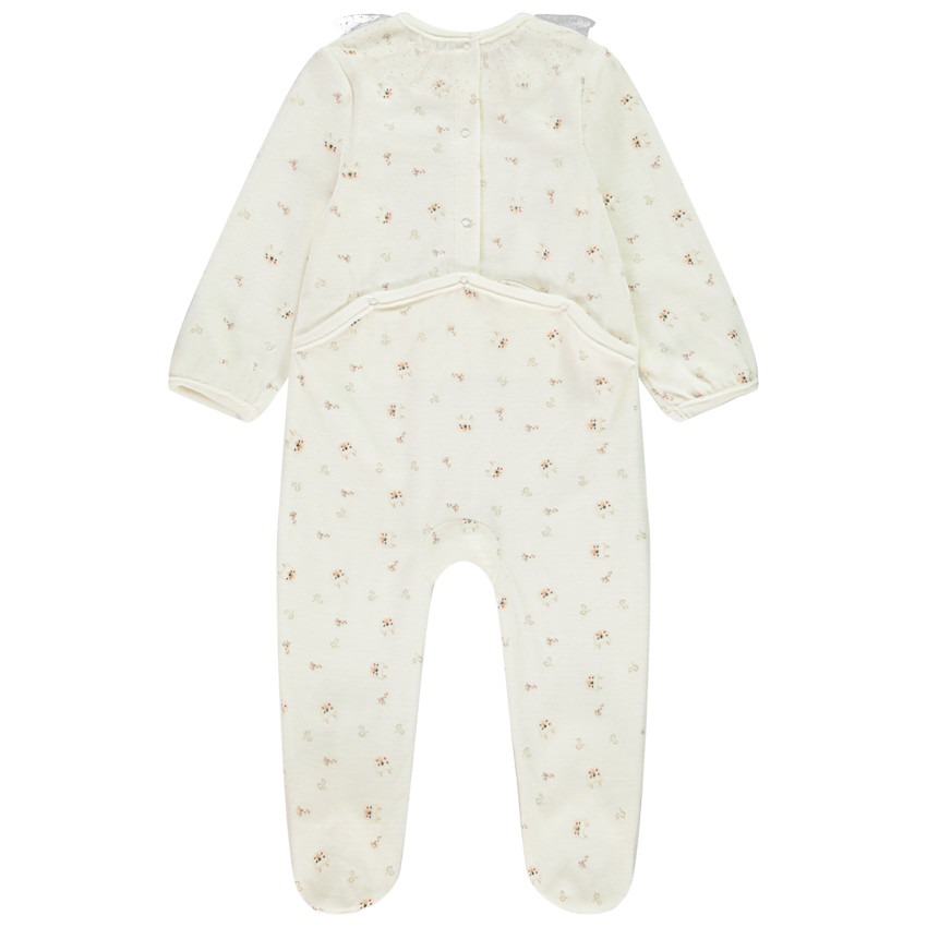 Φορμάκι από βελουτέ με σχέδιο βασίλισσες και γιακά με τούλι για bebe κορίτσι με διαφορετικές ανοίξεις ανάλογα με την ηλικία 