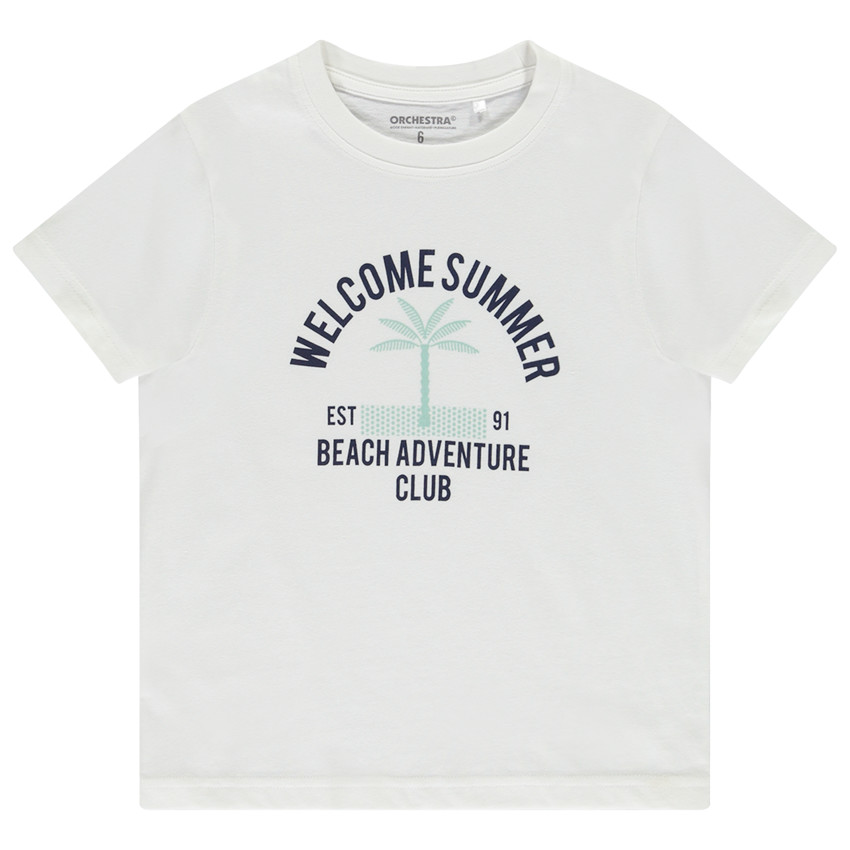 Κοντομάνικο μπλουζάκι με φαντεζί σχέδιο για αγόρι 