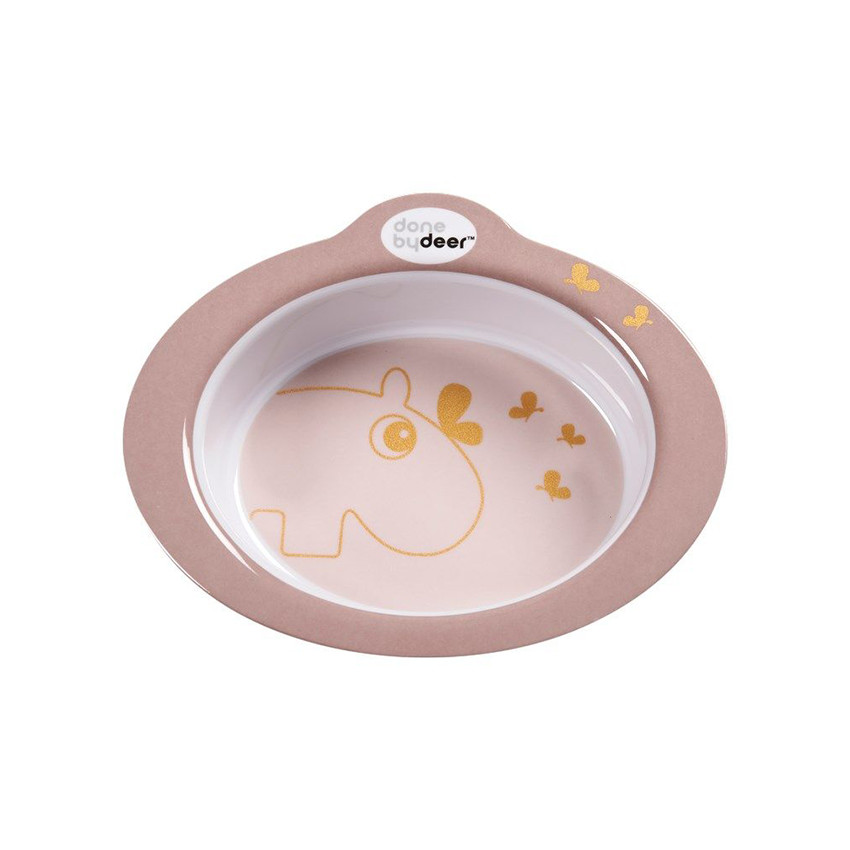 Μπωλ με αντιολισθητικό πάτο Contour, powder/gold 