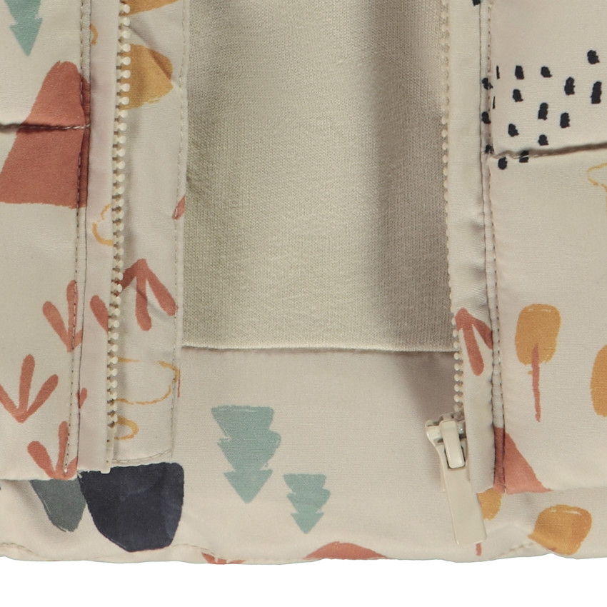 Γιλέτ με κουκούλα και φαντεζί σχέδιο για μωρό αγόρι 