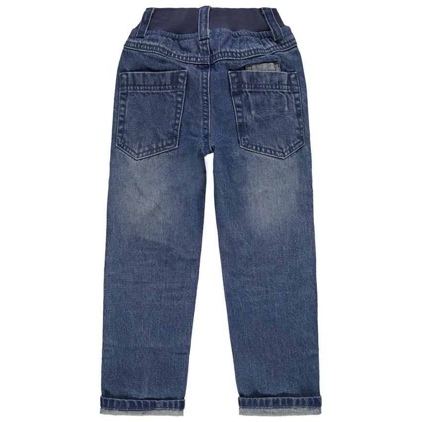 Jean ίσια γραμμή στυλ ξεβαμμένο για αγόρι 