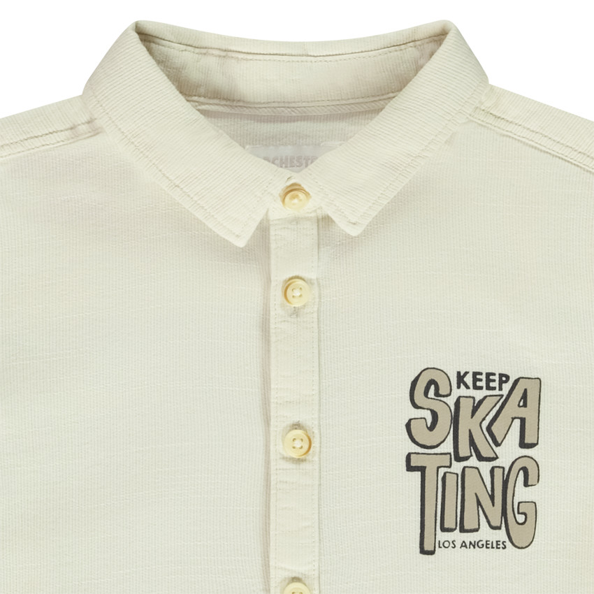Πουκάμισο μακρυμάνικο print Skating για αγόρι 