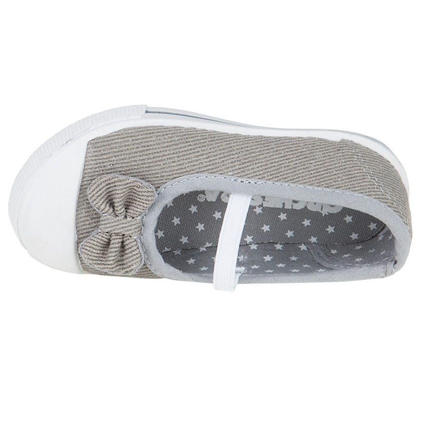 Babies en toile à bride élastiquée et noeud du 28 au 35 