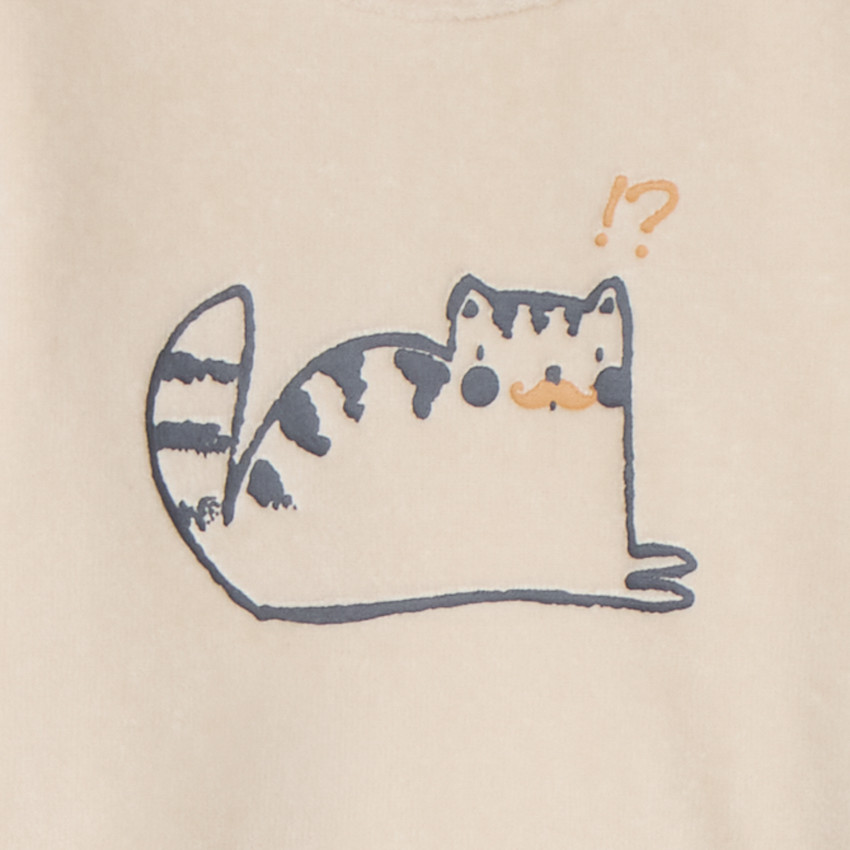 Σετ πιτζάμας 2 τεμαχίων από βελούδο φαντασίας για μωρό 