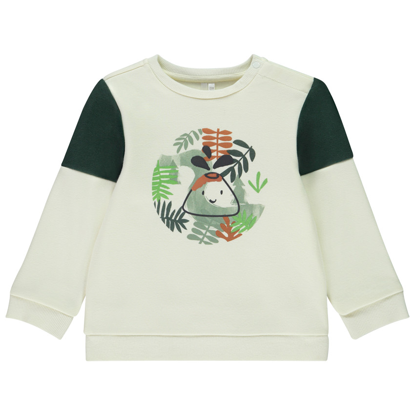 Φούτερ molleton με σχέδιο ηφαίστειο για bebe αγόρι 