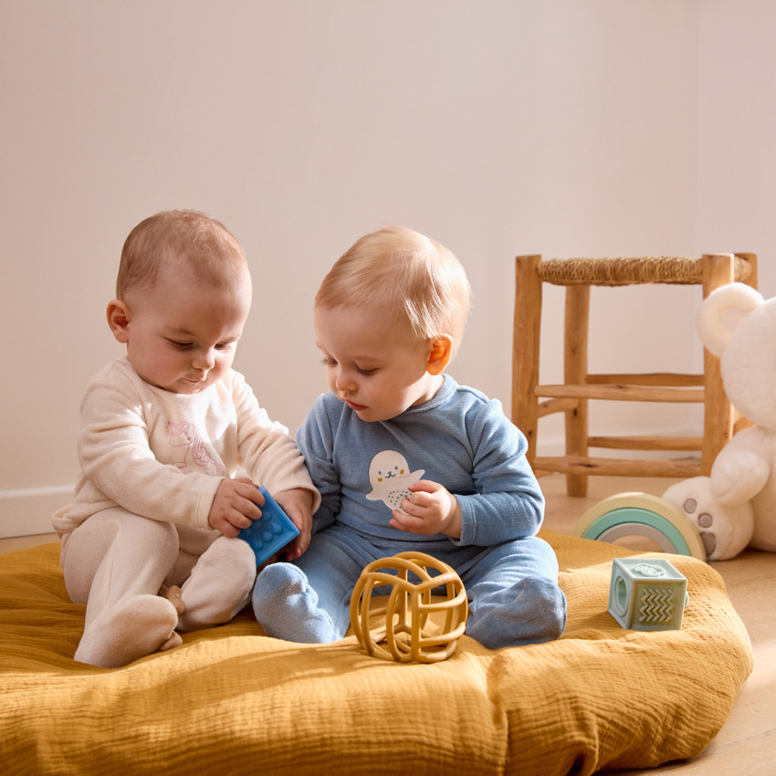 Φορμάκι βελουτέ με φαντεζί τύπωμα για bebe αγόρι 