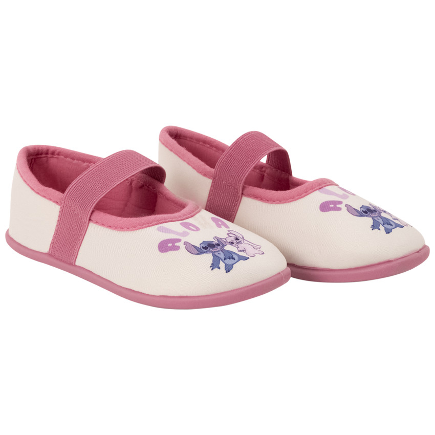 Βρεφικά παπουτσάκια babies print Stitch & Angel Disney για κορίτσι 