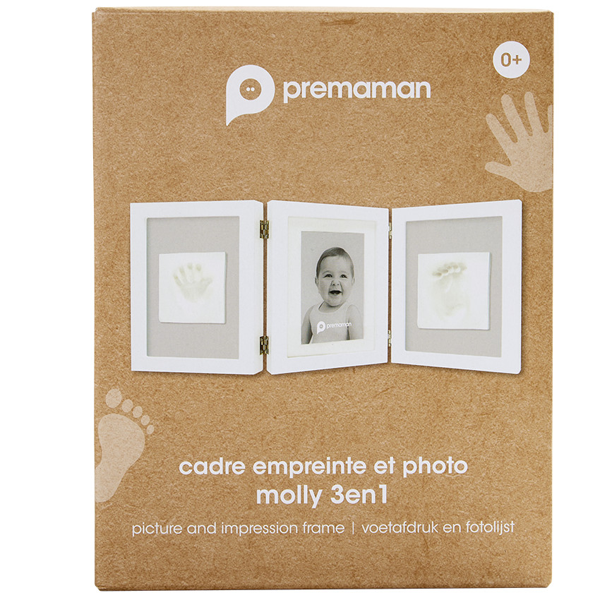 Κορνίζα φωτογραφίας με 2 αποτυπώματα - Prémaman 