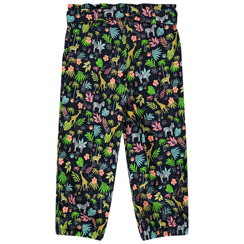 Pantalon fluide avec noeud pour bébé fille 