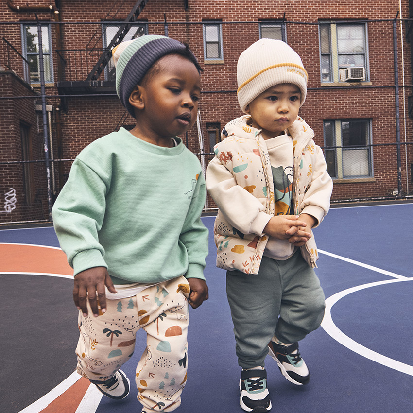 Παντελόνι φόρμας molleton μονόχρωμο για μωρό αγόρι 