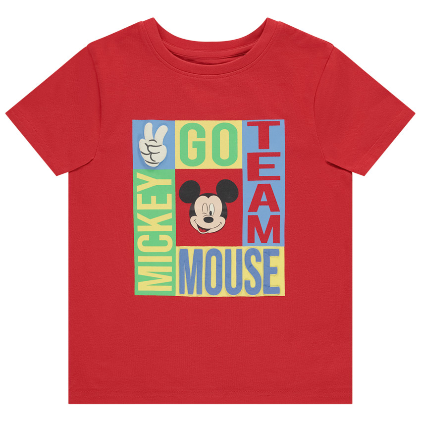 Κοντομάνικο μπλουζάκι με σχέδιο Mickey Disney για αγόρι 