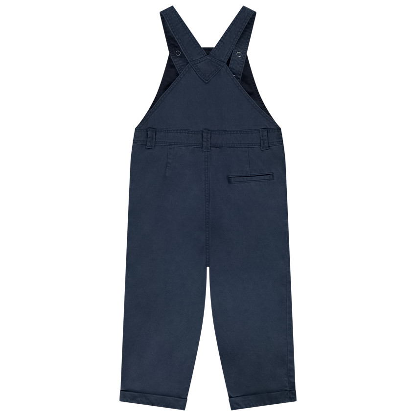 Σαλοπέτα μακριά βαμβακερή φαντεζί μονόχρωμη για bebe αγόρι 