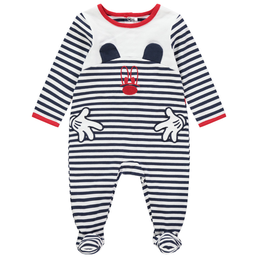 Φορμάκι jersey ριγέ με σχέδιο Mickey Disney 