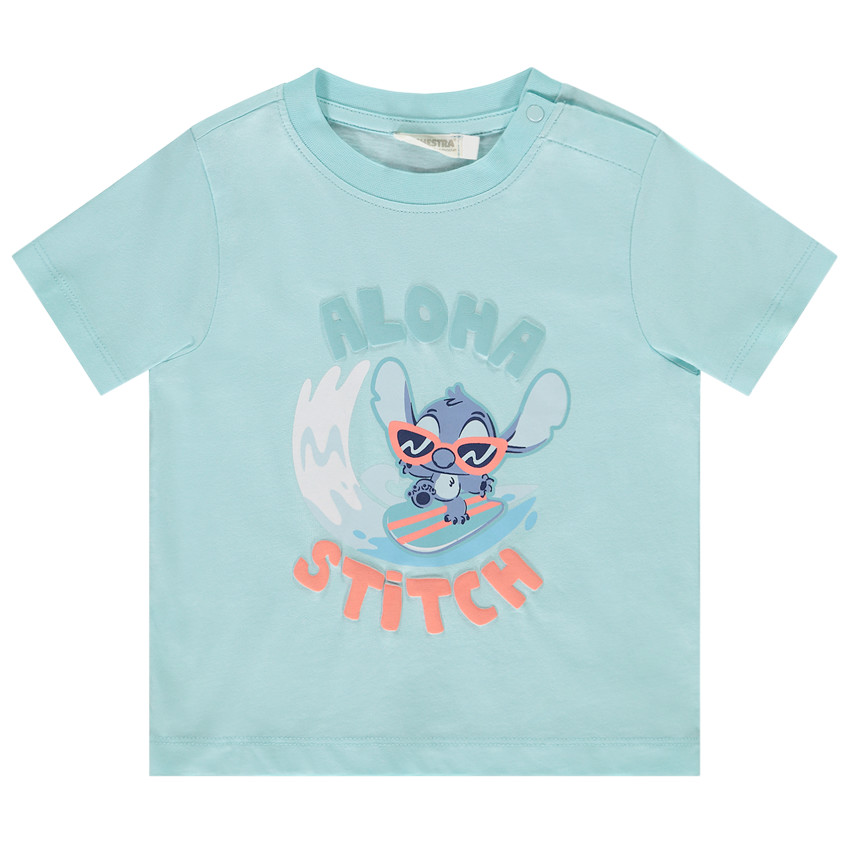 Κοντομάνικο μπλουζάκι jersey Stitch Disney για bebe αγόρι 