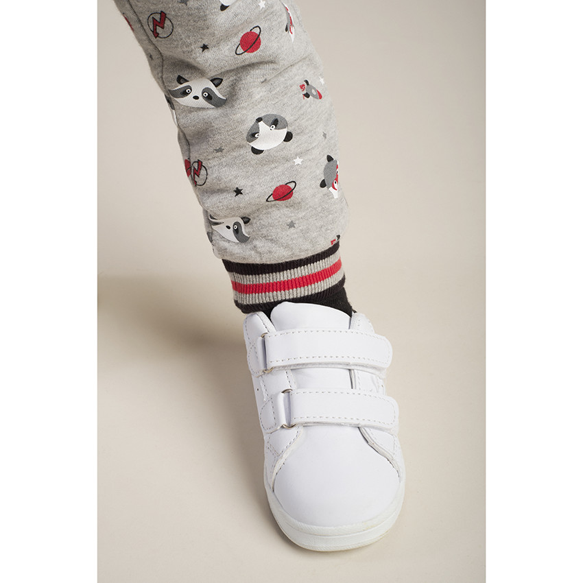 Pantalon de jogging imprimé all-over doublé sherpa 