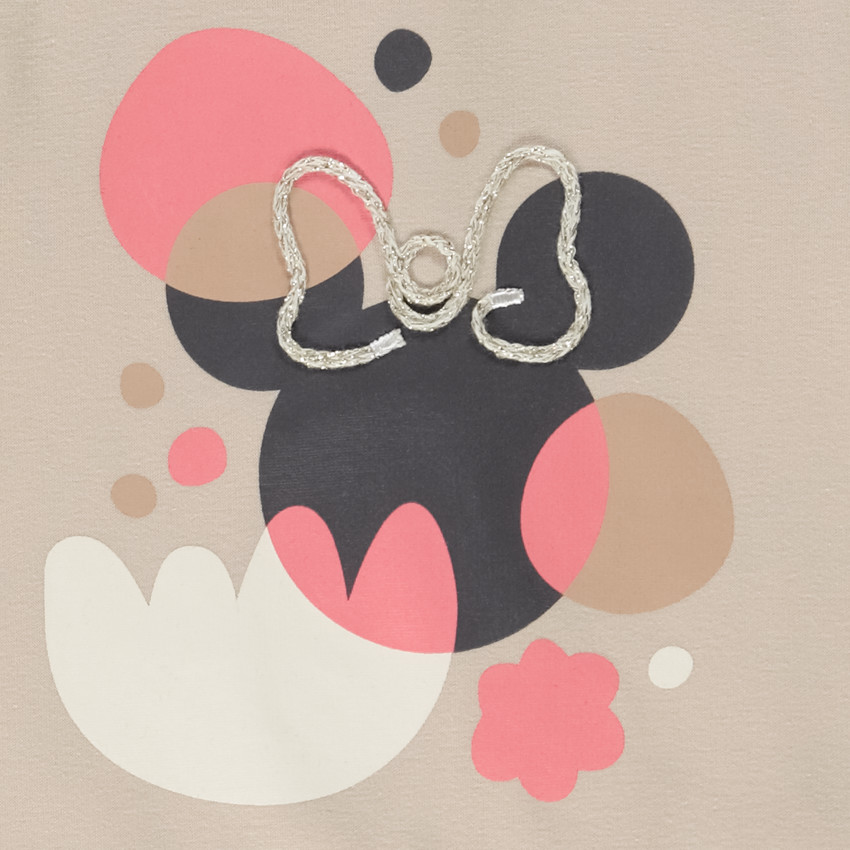 Sweat 2 en 1 en molleton print Minnie Disney pour bébé fille 