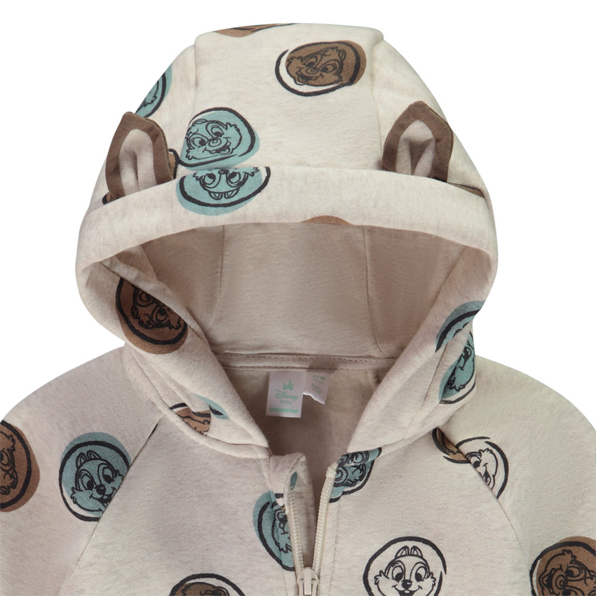 Μακρύ σορτσάκι Tic & Tac Disney με φανταστική κουκούλα για μωρό αγόρι 