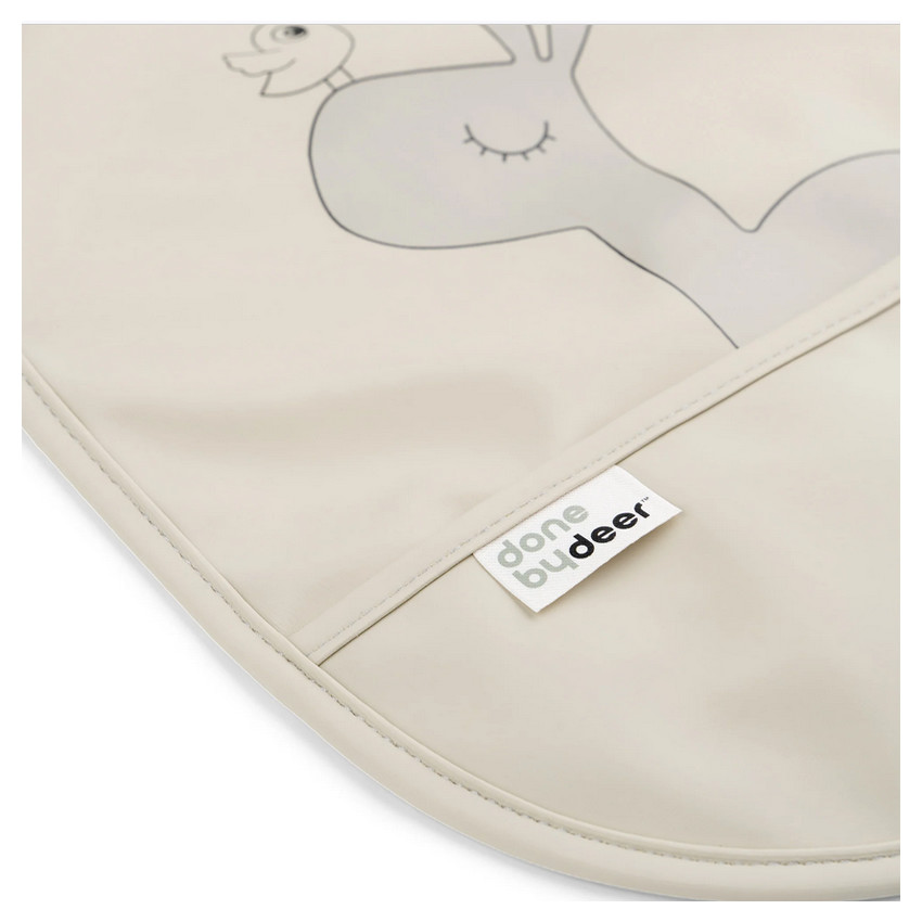 Σαλιάρα Σετ 2 Τμχ Velcro Lalee Sand DONE BY DEER 