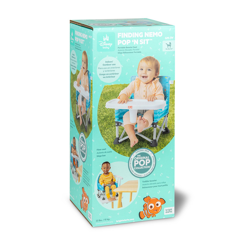 Φορητή Καρέκλα Φαγητού Nemo Pop N Sit Bright Starts  