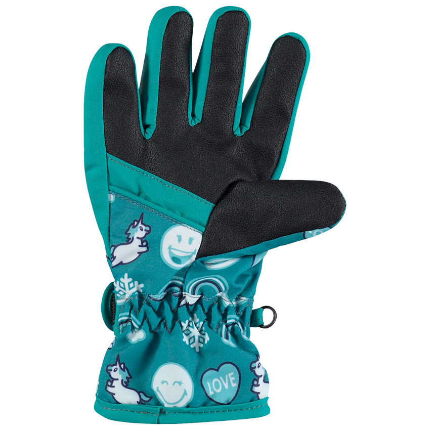 Gants de ski imprimés Smiley all-over  