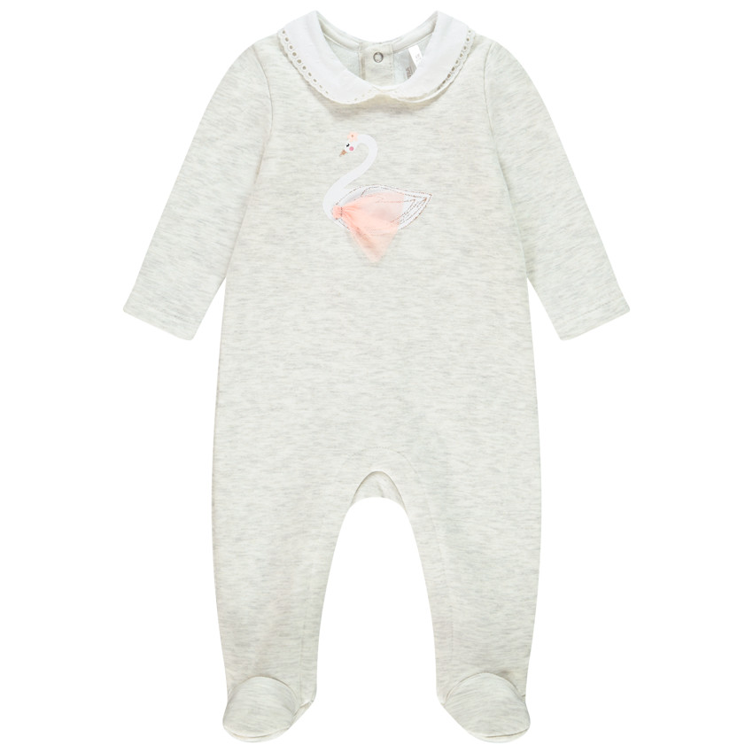 Φορμάκι jersey chiné σχέδιο κύκνος 