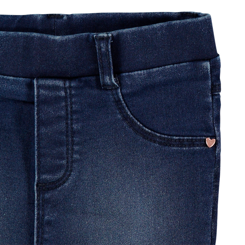 Παντελονοκολάν με used όψη και πριτσίνια σε σχήμα καρδιάς 