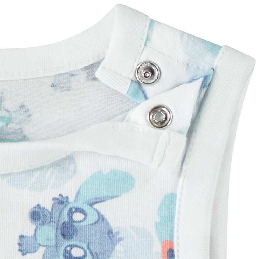 Σετ από 3 αμάνικα bodies Stitch Disney για μωρό αγόρι 