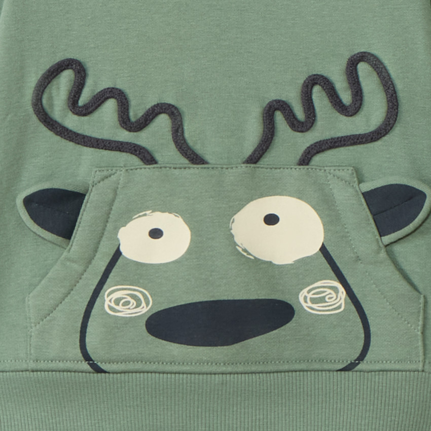 Ensemble jogging ludique à motif animal pour bébé garçon 