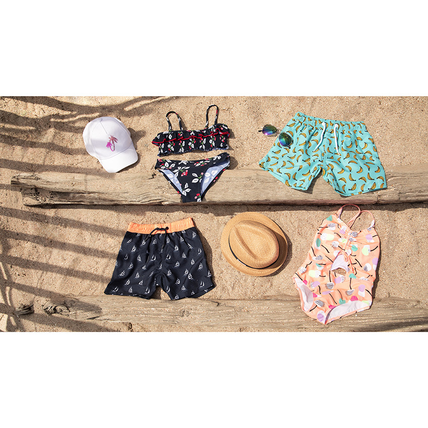 Μαγιό με φυτικό σχέδιο και βολάν  Additional Μαγιό με φυτικό σχέδιο και βολάν