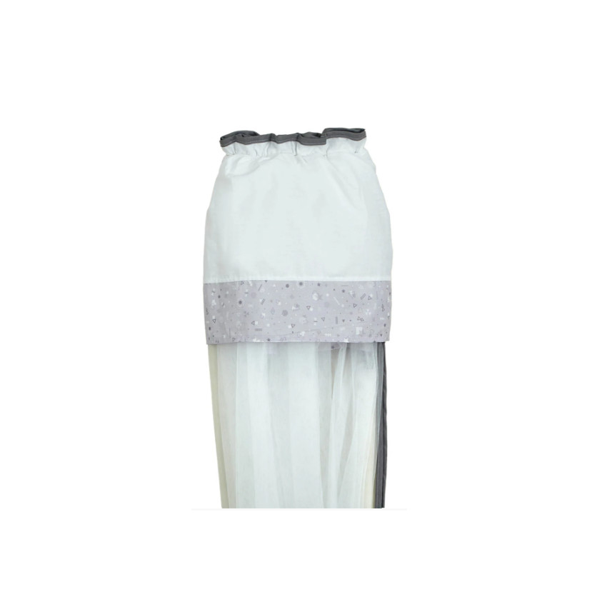 Κουνουπιέρα Κούνιας Κόσμος Του Μωρού Foxy Γκρι 