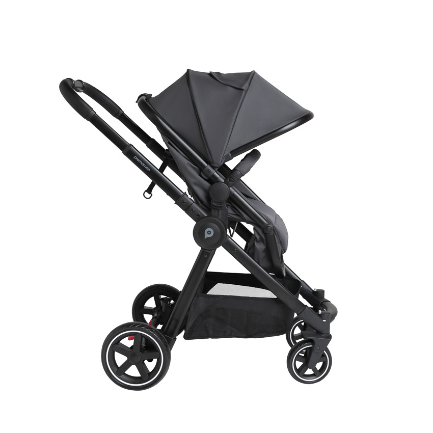 Poussette trio combiné Sienna + siège-auto i-Prim gris chiné 