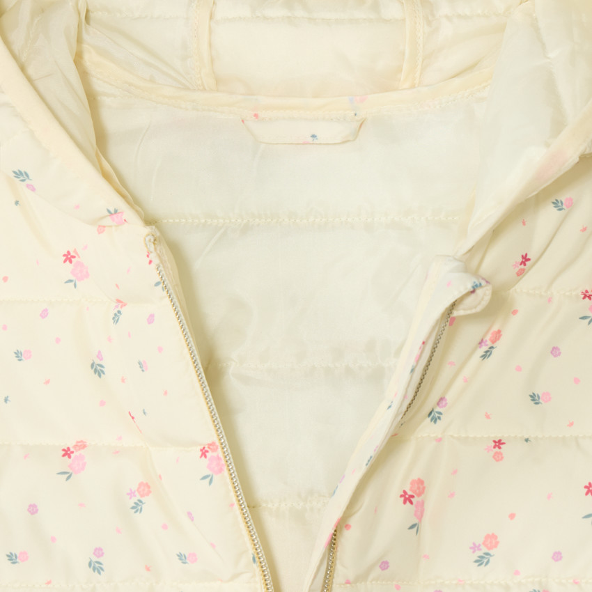 Γυναικεία λεπτή κουβέρτα με κουκούλα και λουλουδάτο σχέδιο 