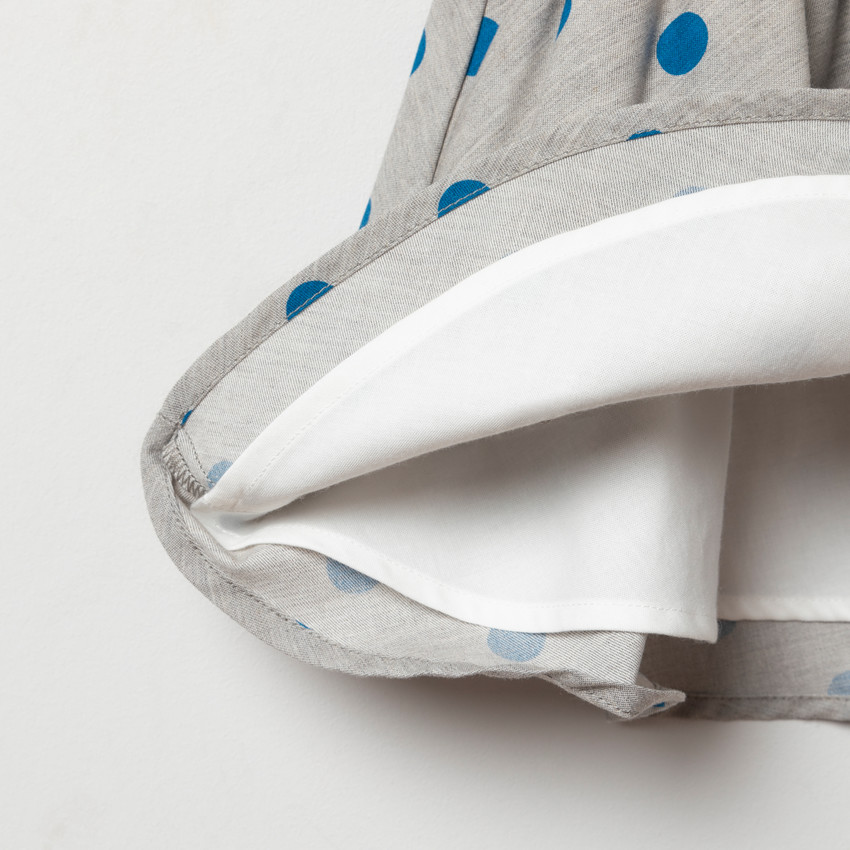 Φόρεμα πλεκτό κοντομάνικο effet 2-σε-1 