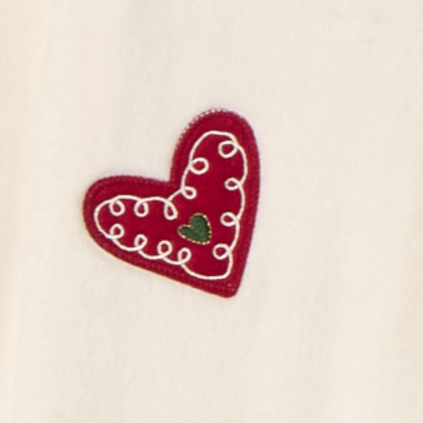 Surpyjama ludique de Noël en sherpa pour fille 