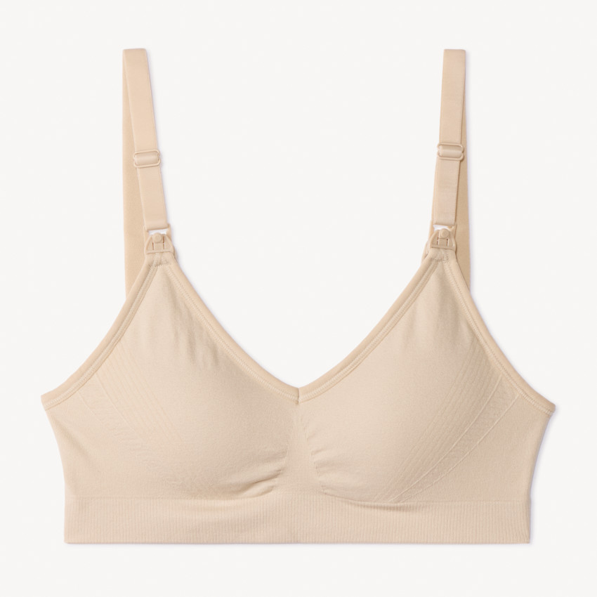 Αόρατο ρυθμιζόμενο σουτιέν θηλασμού χωρίς ραφές μονόχρωμο 