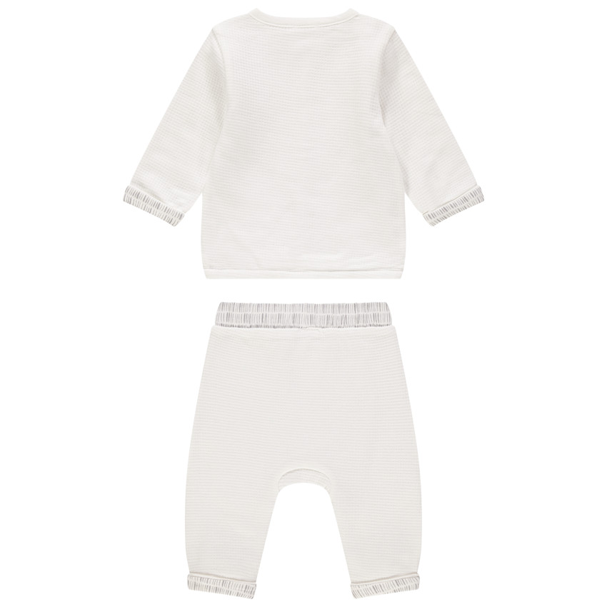 Ensemble pantalon et gilet pressionné en coton fantaisie  Additional Ensemble pantalon et gilet pressionné en coton fantaisie