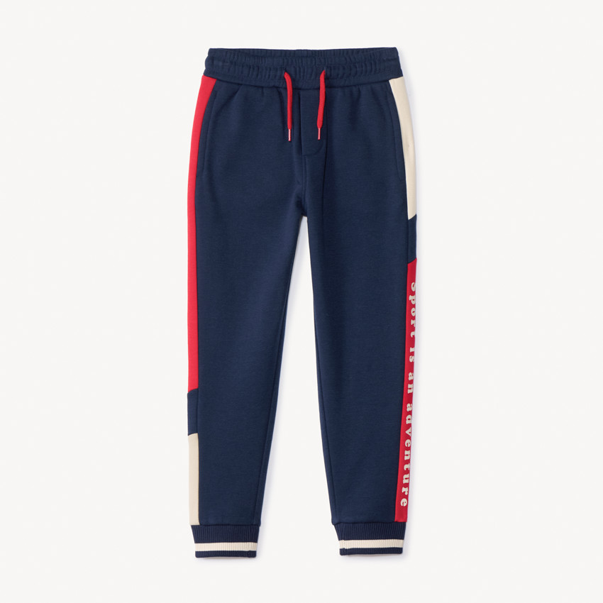 Jogging molleton effet color block pour garçon 