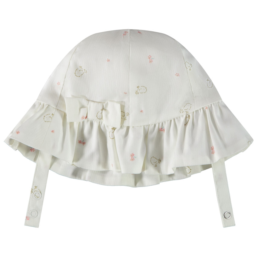 Σαρλότ με σχέδιο πουλιά και φιόγκο για bebe κορίτσι 