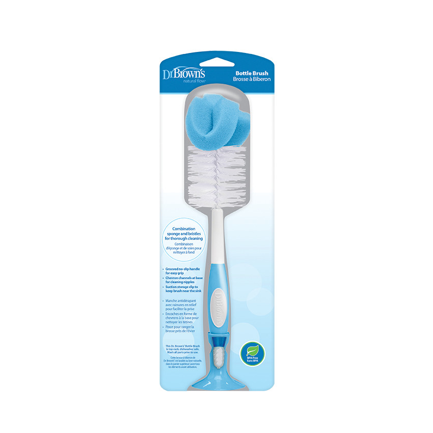 Βούρτσα καθαρισμού μπιμπερό μπλε 