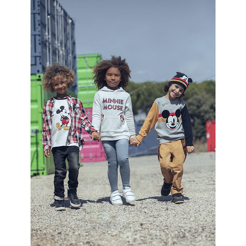 Jean slim noir effet délavé pour enfant garçon 