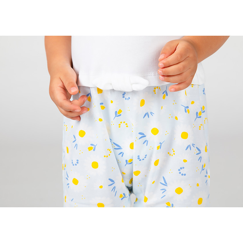 Combinaison courte imprimé fleuri pour bébé fille Main Combinaison courte imprimé fleuri pour bébé fille