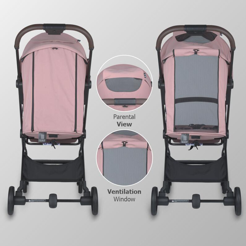 Καρότσι Με Αυτόματο Κλείσιμο Coccolle Melia/Blush Rose 