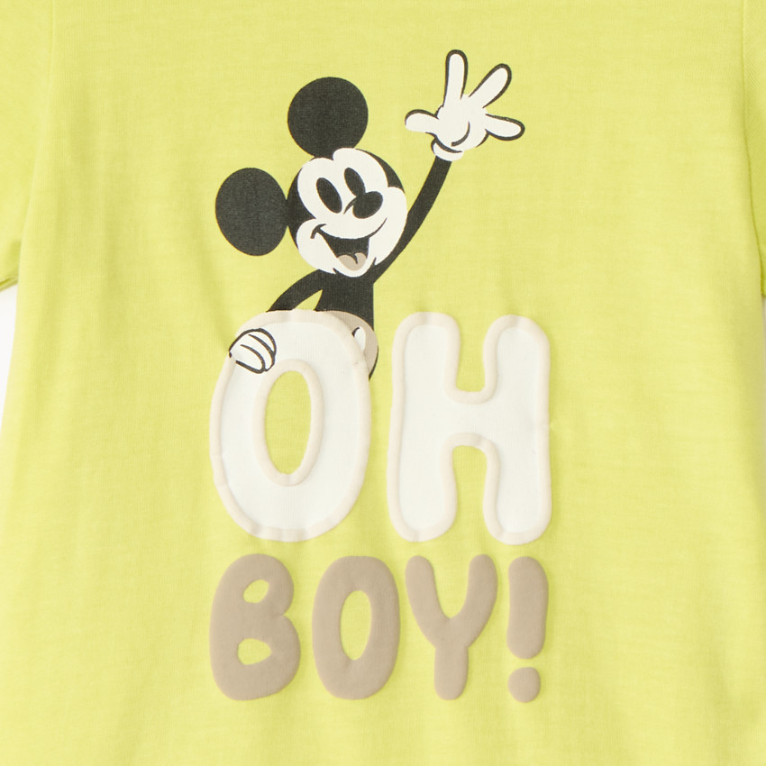 T-shirt με κοντά μανίκια με σχέδιο Mickey Disney για μωρό αγόρι 
