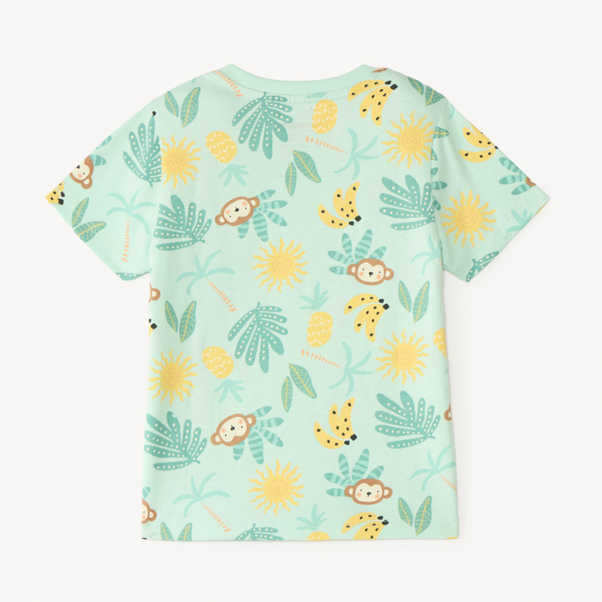 T-shirt με κοντά μανίκια με φανταστικό σχέδιο για μωρό αγόρι 
