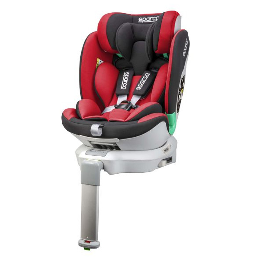 Sparco Κάθισμα Αυτοκινήτου I-Size & Top Tether Black Red 